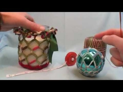 How To Crochet Christmas Candle Covers