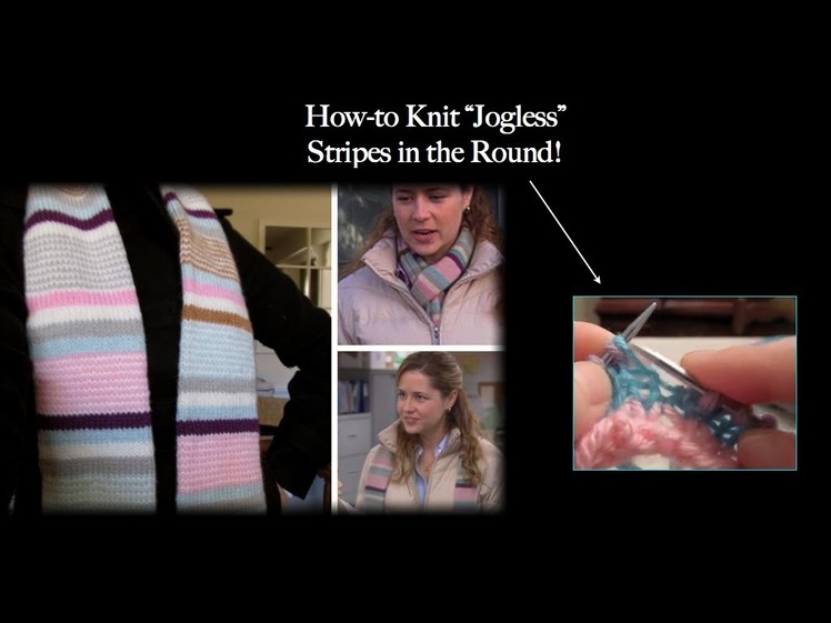 How to Knit Straight "Jogless" Stripes in the Round