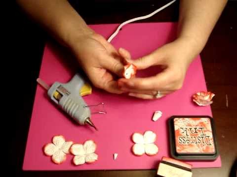 How to make a 3D paper flower