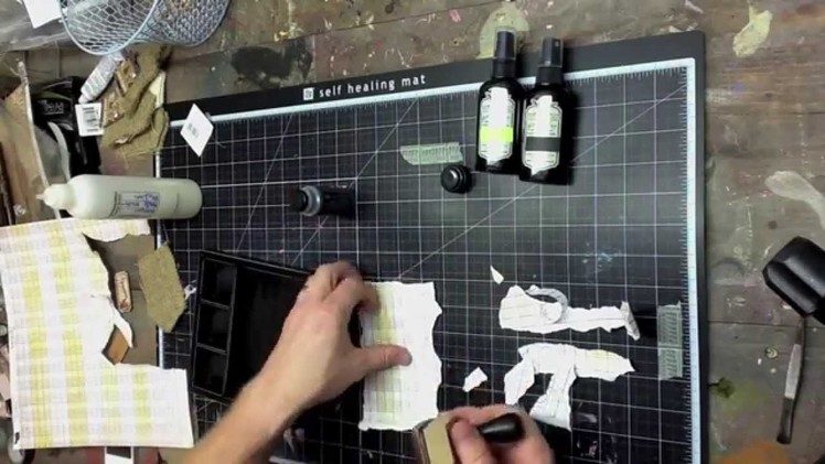 How to make an iphone holder using scrapbook paper with Garett Smith