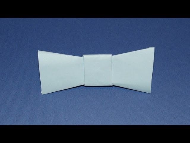 How To Make An Origami Bow Tie