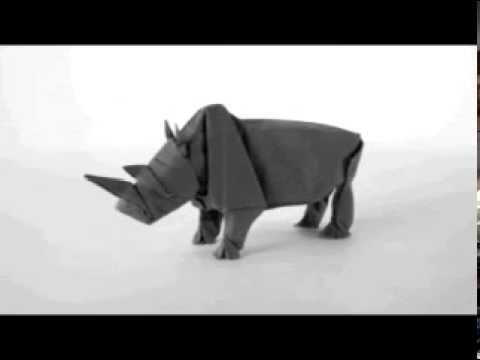 How to make an Origami Rhino —— Origami Rhinoceros (Rhinoceros)