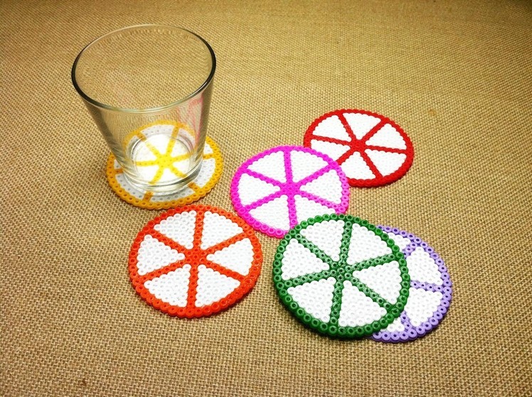 How to Make Plastic Bead Coasters using Hama Beads (DIY Tutorial)