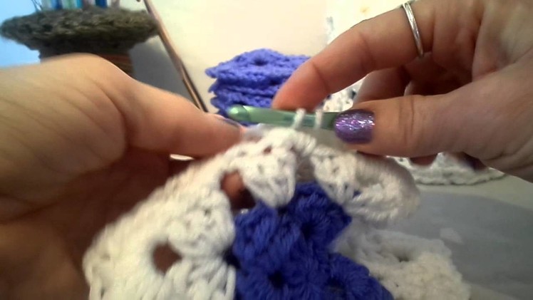 Joining Granny Squares Together Crochet Tutorial - Quick and Easy!