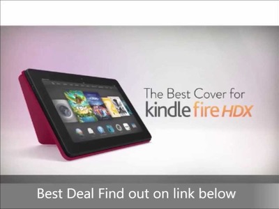 Kindle Fire HDX Standing Leather Origami Case - Excellent Design For Your Kindle