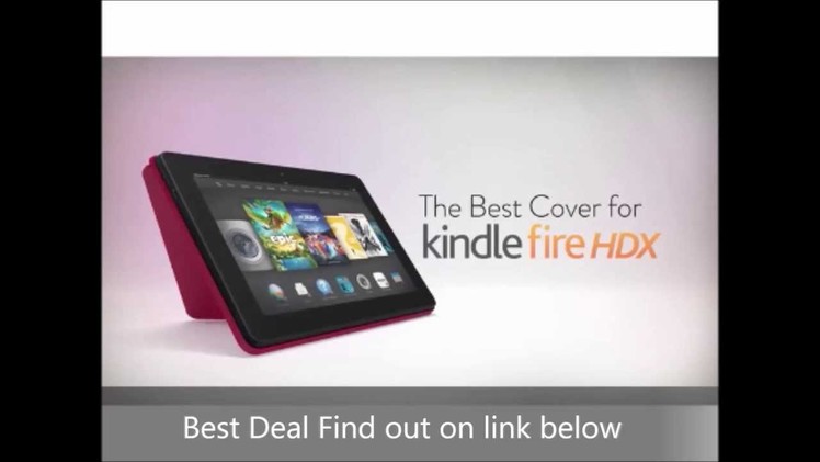 Kindle Fire HDX Standing Leather Origami Case - Excellent Design For Your Kindle