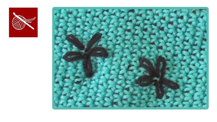 Lazy Daisy Embroidery Stitch with Crochet Crochet Geek