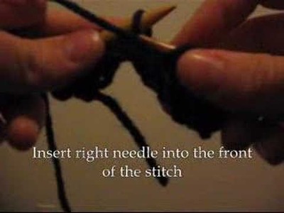 Learn How to Knit Part 3
