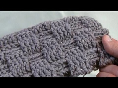 Left Hand: How To Crochet A Basket Weave Stitch
