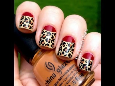 Leopard nails art designs- Leopard nail designs for beginners cute nail polish designs DIY tutorial