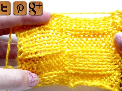 Long basketweave beanie knitting pattern - © Woolpedia