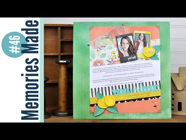 Memories Made #46 Scrapbooking Process Video: You and Me