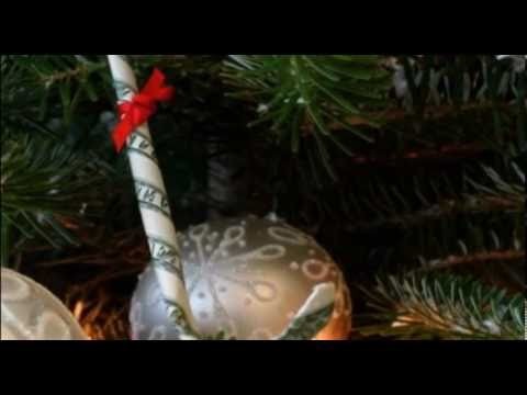 Money Origami Christmas Decorations