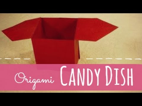 Origami Box (Candy Dish) Instructions