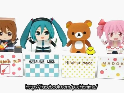 Puchi Anime - Japan Anime Papercraft Toys Bobbleheads !