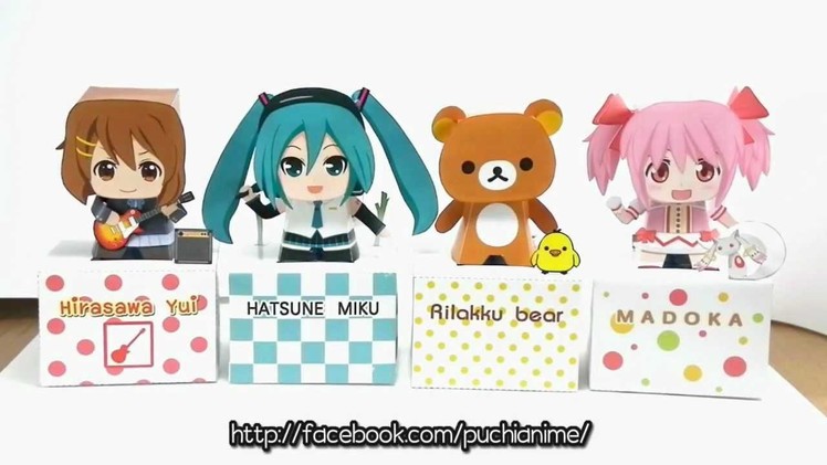 Puchi Anime - Japan Anime Papercraft Toys Bobbleheads !