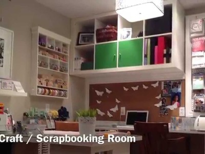 Scrapbooking. Craft Room Tour