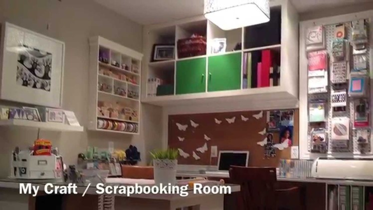 Scrapbooking. Craft Room Tour