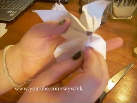 Step by Step: How to Fold an Origami Lily + Accent Light