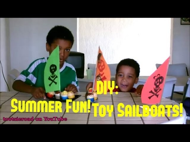 SUMMER FUN! | DIY: Toy Sailboat | TootsieRoad