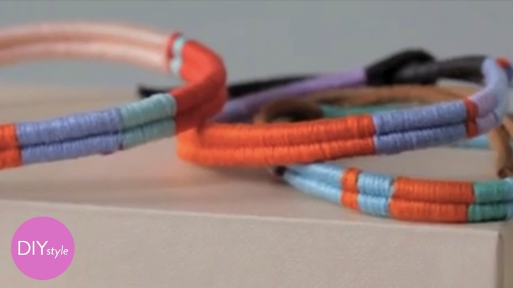 Thread Wrapped Friendship Bracelets - DIY Style - Martha Stewart