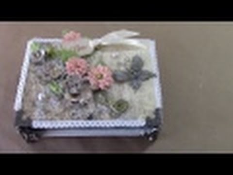 TUTORIAL - LEARN HOW TO MAKE THIS LOVELY KEEPSAKE JEWELRY BOX -  Designs by Shellie