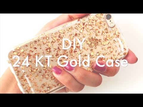24 KT Gold iPhone 6 Case Tutorial | DIY