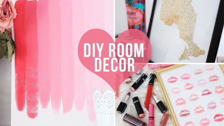♡ 3 Easy Room Decor.Wall Art DIYs♡ | LaurDIY