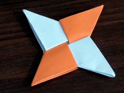 An asterisk ninja with their hands out of paper video tutorial 3D origami for beginners