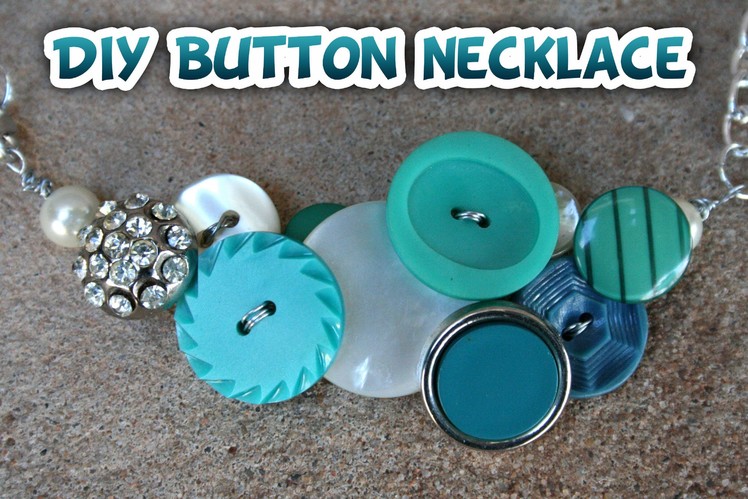 Button Necklace DIY- Whitney Sews
