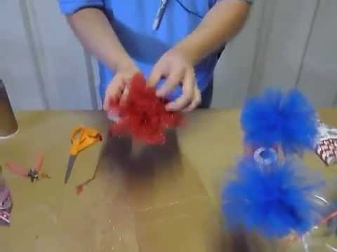Crankin' Out Crafts -ep260 Tulle Fireworks (4th of July)