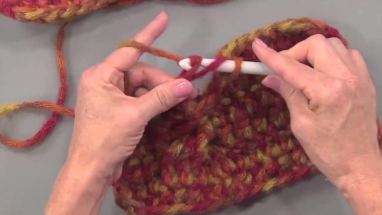 Crochet an Asymmetrical Cable with Vickie Howell, from Knitting Daily TV Episode 1412