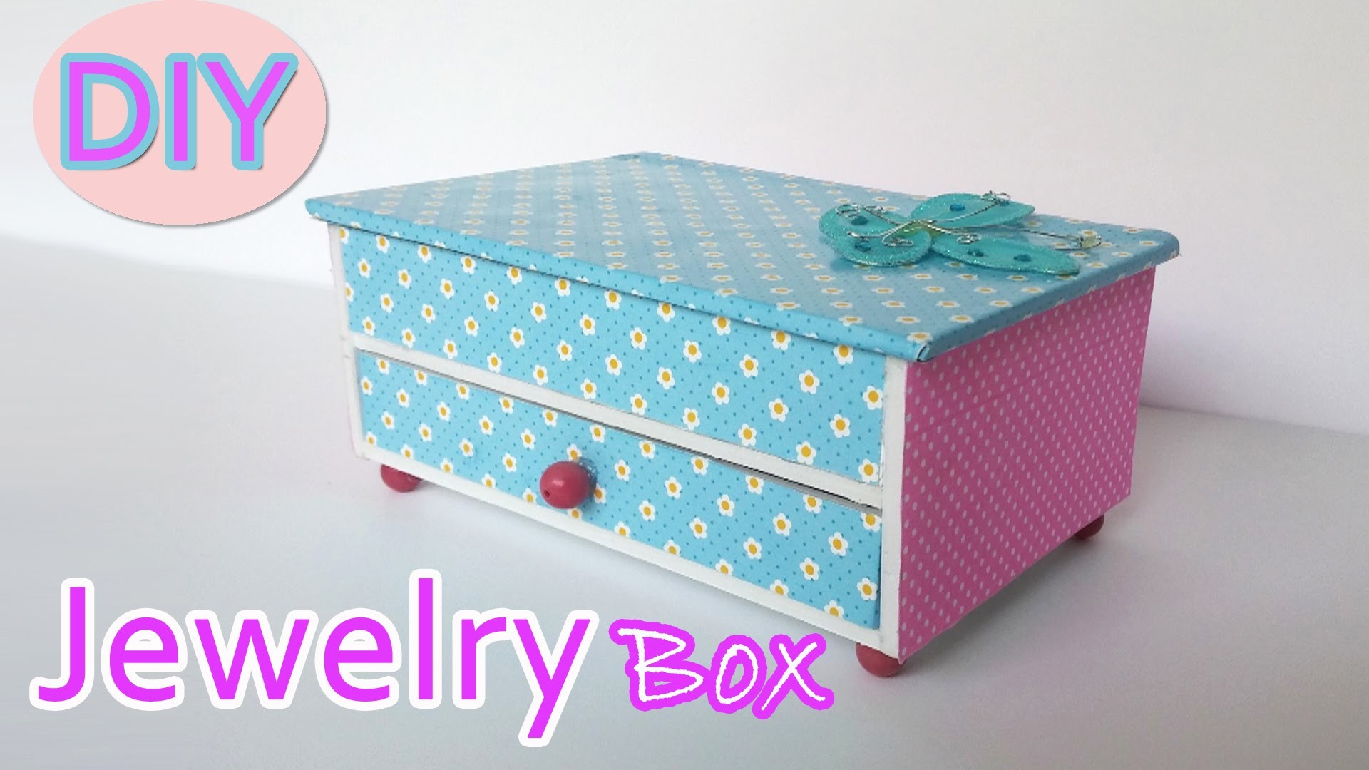DIY Crafts How to make a Jewelry box Ana, DIY Crafts.