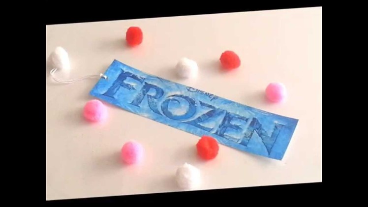 {DIY} Frozen Inspired Bookmark