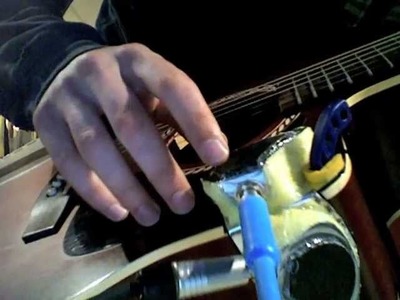 DIY guitar mounted piezo midi drum triggers