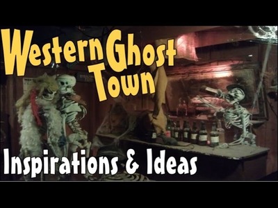 DIY Halloween Decoration Ideas & Inspirations For Making Spooky Western Ghost Town Props & Facades
