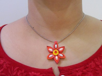 DIY: How to make Quilling Pendant Necklace