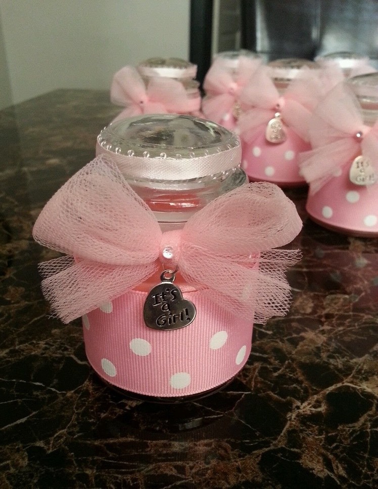 DIY Jar Candle Favors Tutorial for any occasion -