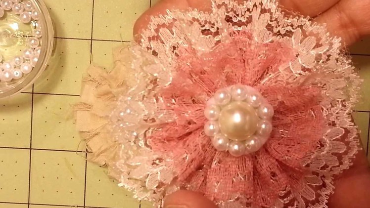 DIY pearl flower centers. .