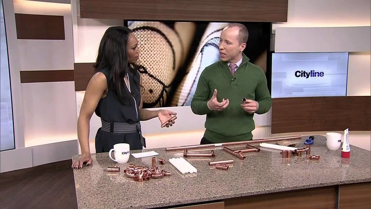 DIY: Use copper pipes to create your own décor