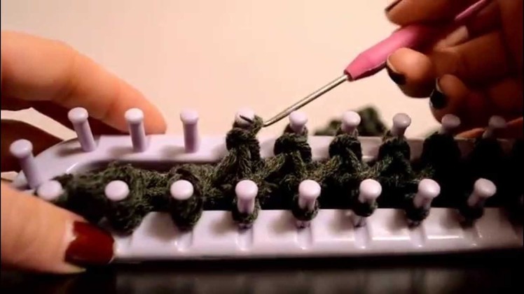 FASTEST WAY to Cast.Bind Off on a Knitting Loom