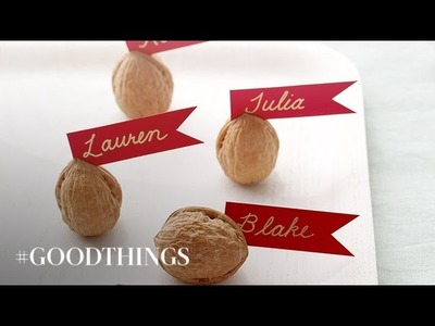 Good Things: Three Memorable Crafts for the Thanksgiving Table - Martha Stewart