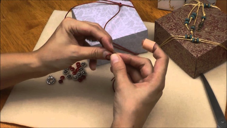 Holiday Gift Wrapping Ideas Tutorial from Antelope Beads