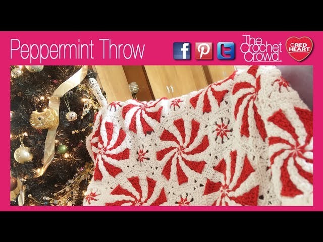How To Crochet Peppermint Throw