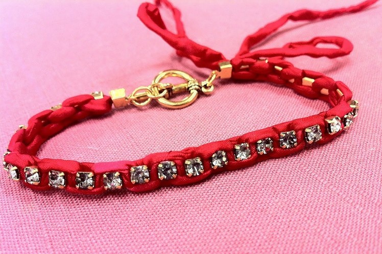 How to Make a DIY Hey Beth Rhinestone Chain Bracelet with The Bead Place
