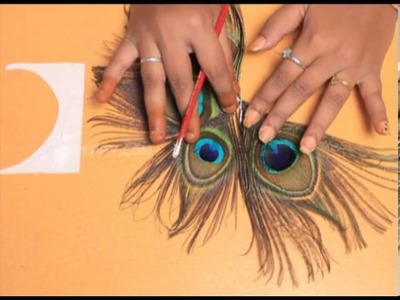 How to Make a Peacock Feather Hair Pin