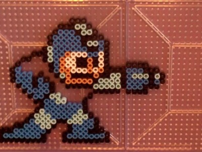 How to Make an 8-Bit Mega Man Perler Bead Sprite