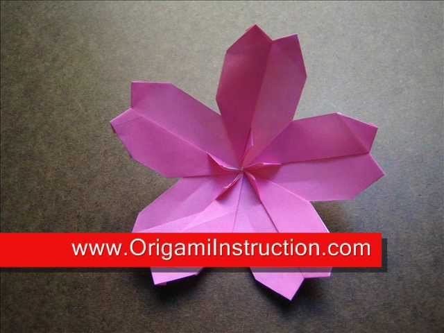 How to Make an Origami Modular Cherry Blossom