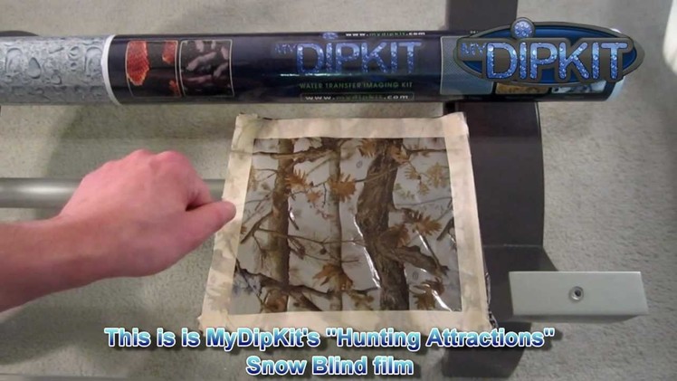 How to use MyDipKit Part 3 - which side goes up. down diy hydrographics
