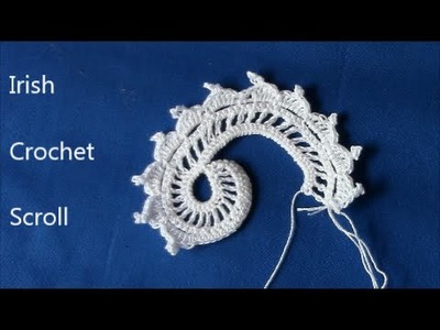 Irish Crochet Basics, a Scroll